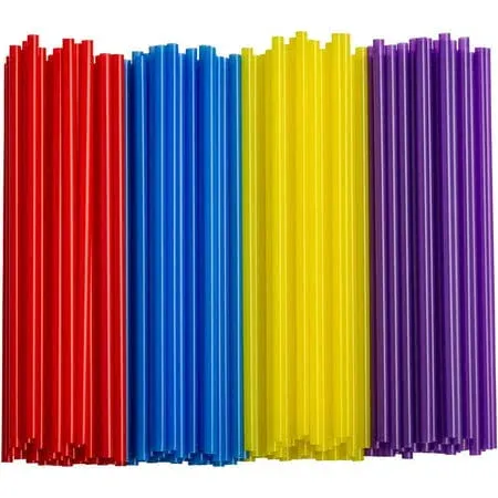 Comfy Package Disposable Plastic Drinking Straws