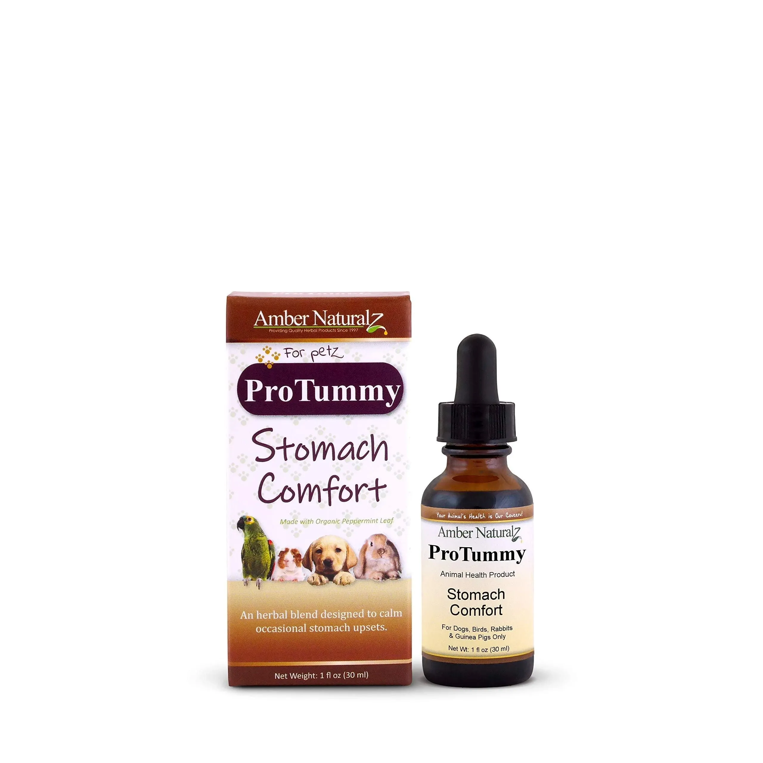 Amber Naturalz - ProTummy - Stomach Comfort - for Petz - 1 Ounce