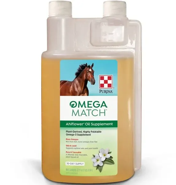 Purina Omega Match Ahiflower Oil Supplement - 32 oz