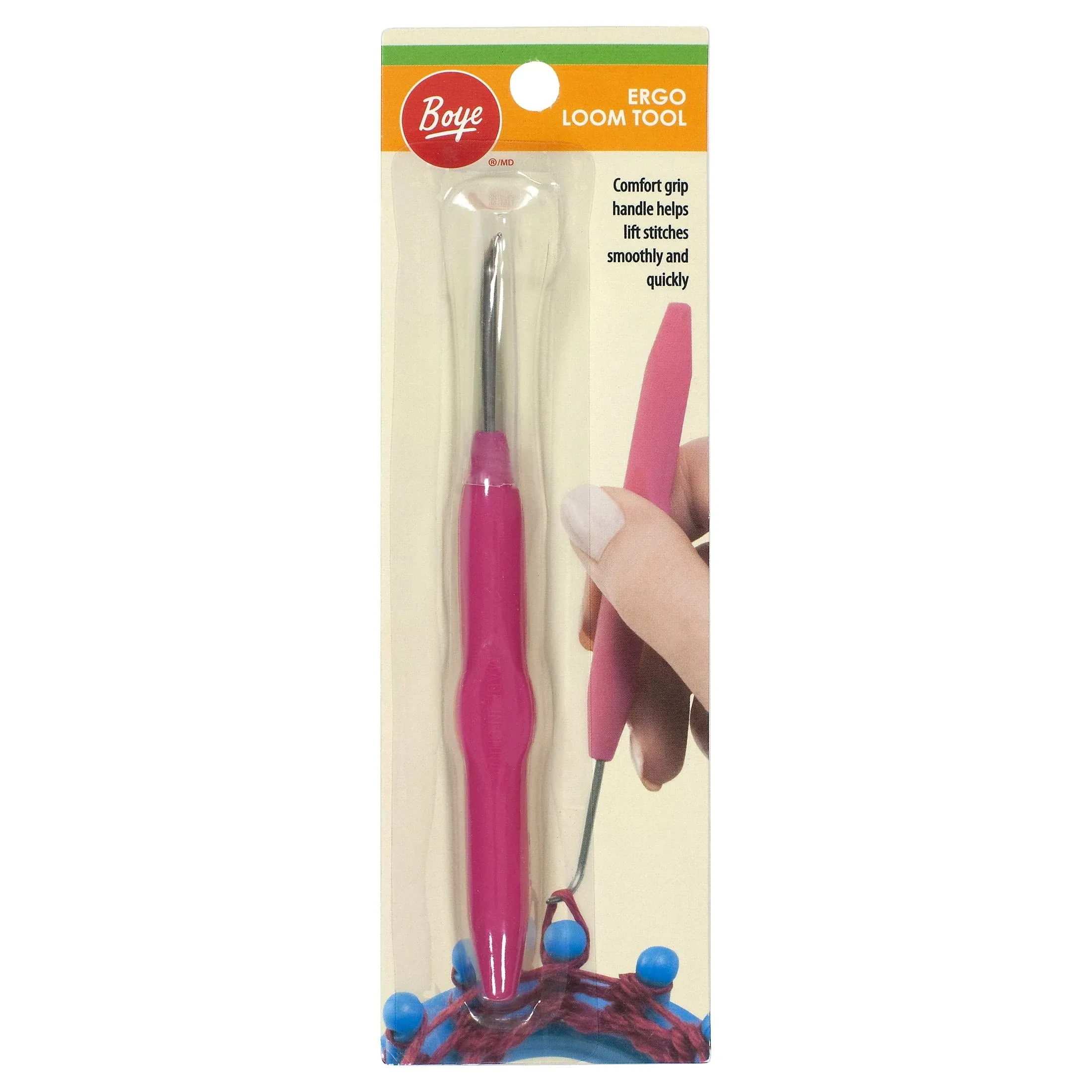 Boye Ergonomic Knitting Loom Hook Tool