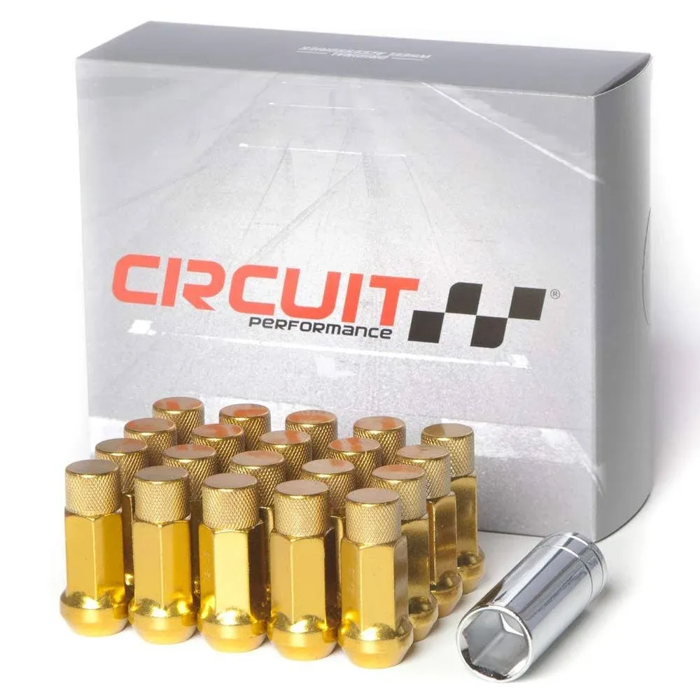 Circuit Performance Forged Steel Extended Hex Lug Nut for Aftermarket Wheels ...