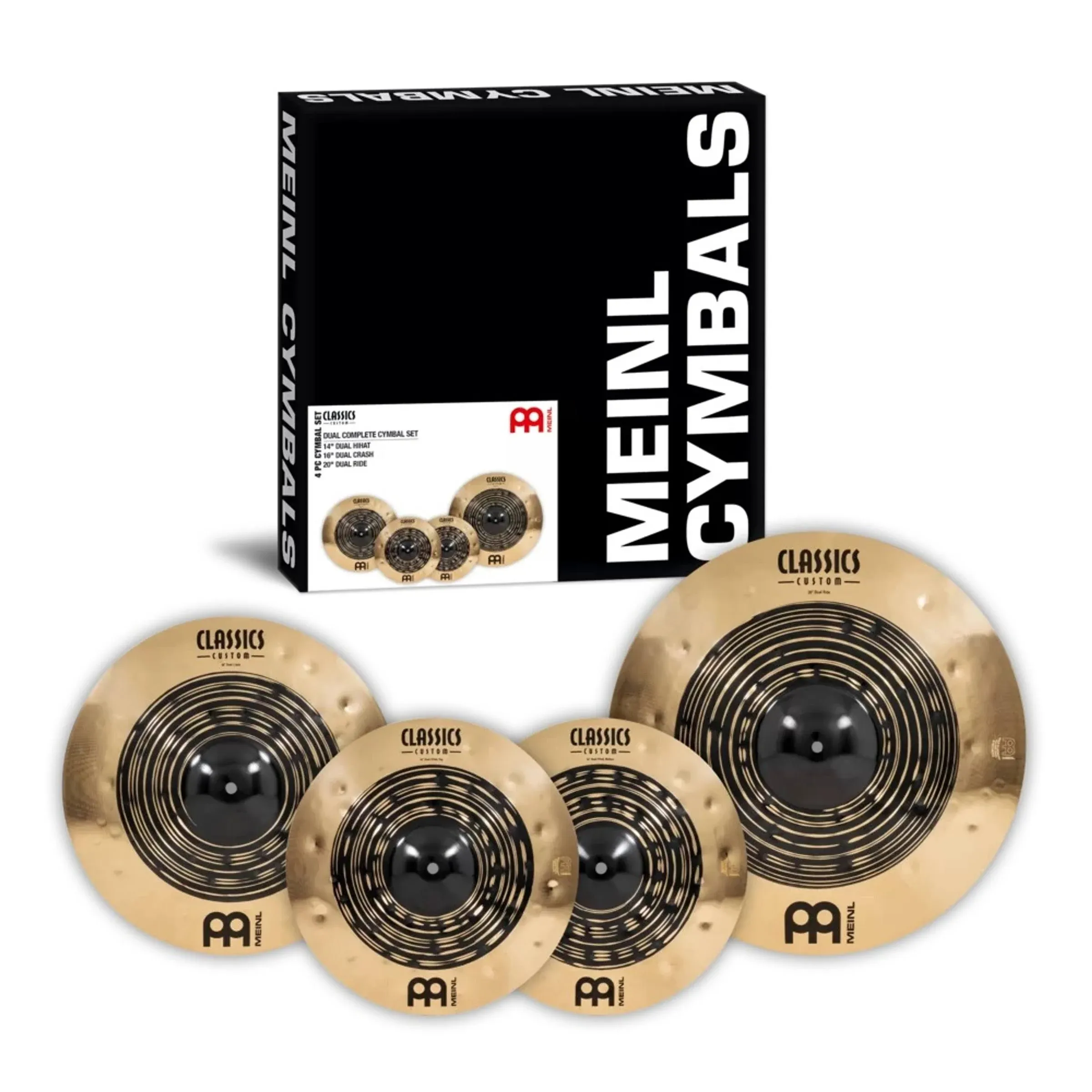 Meinl Classics Custom Dual Series Cymbal Set 14/16/20