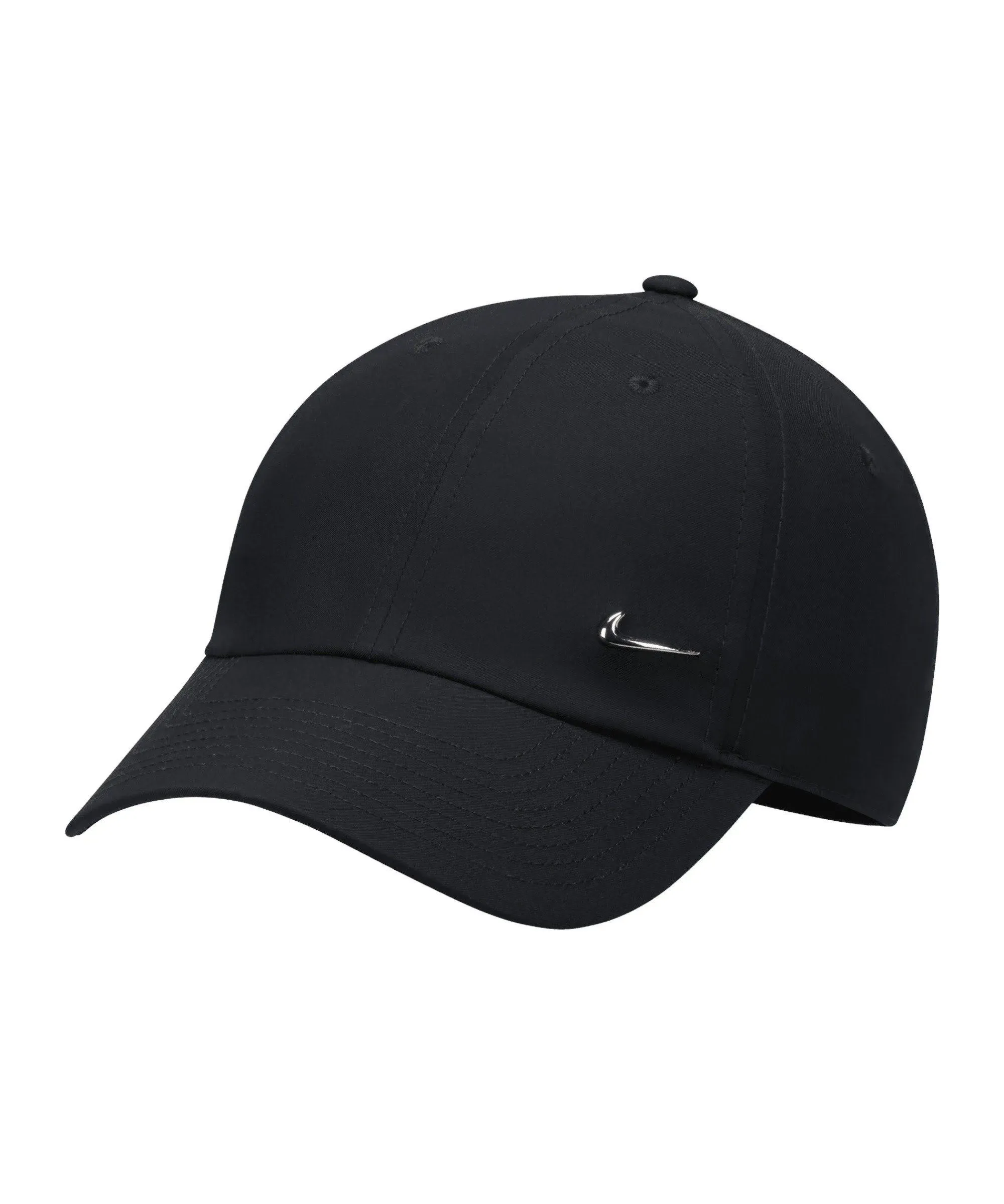 Nike Dri-Fit Club Unstructured Metal Swoosh Cap Black