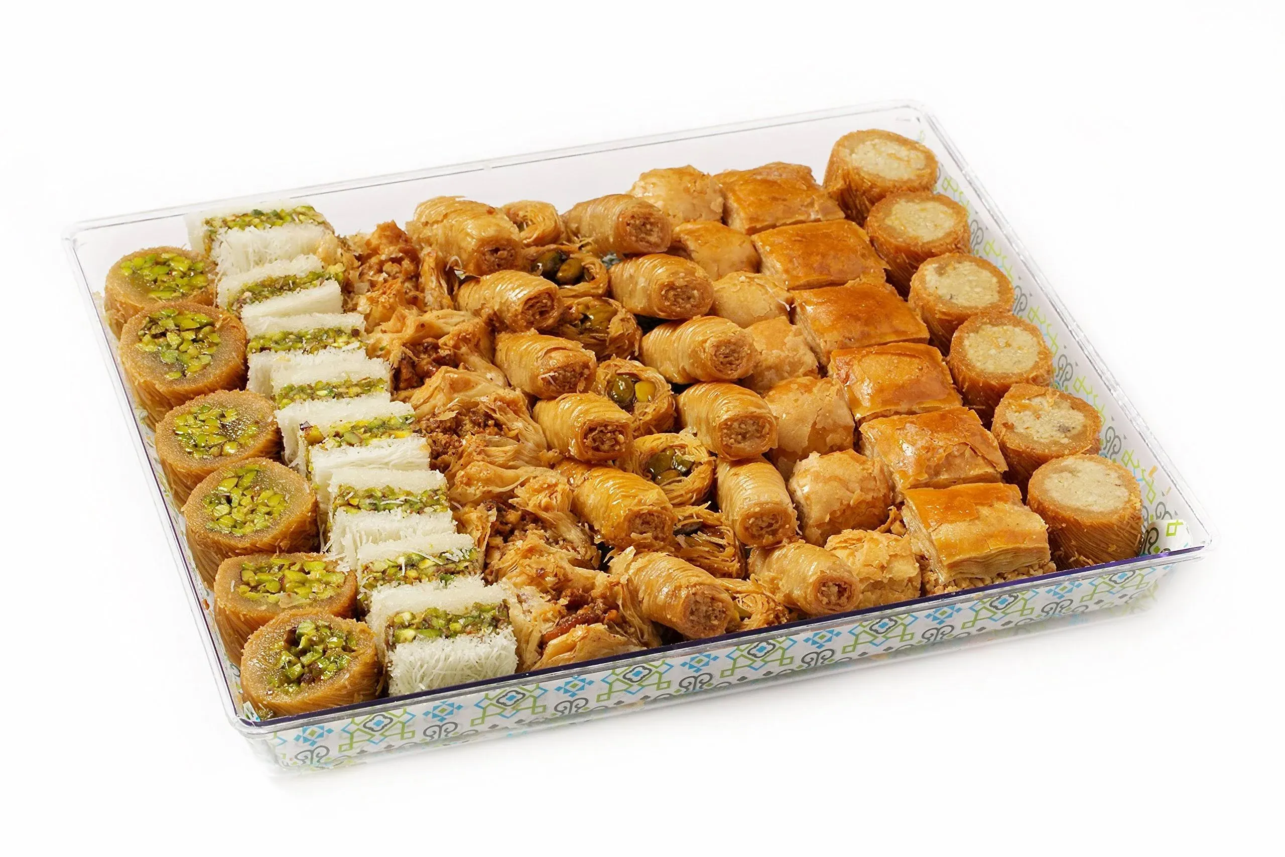 Al Bohsali 1870 Premium Mediterranean Baklava Assorted Mix 60 Count