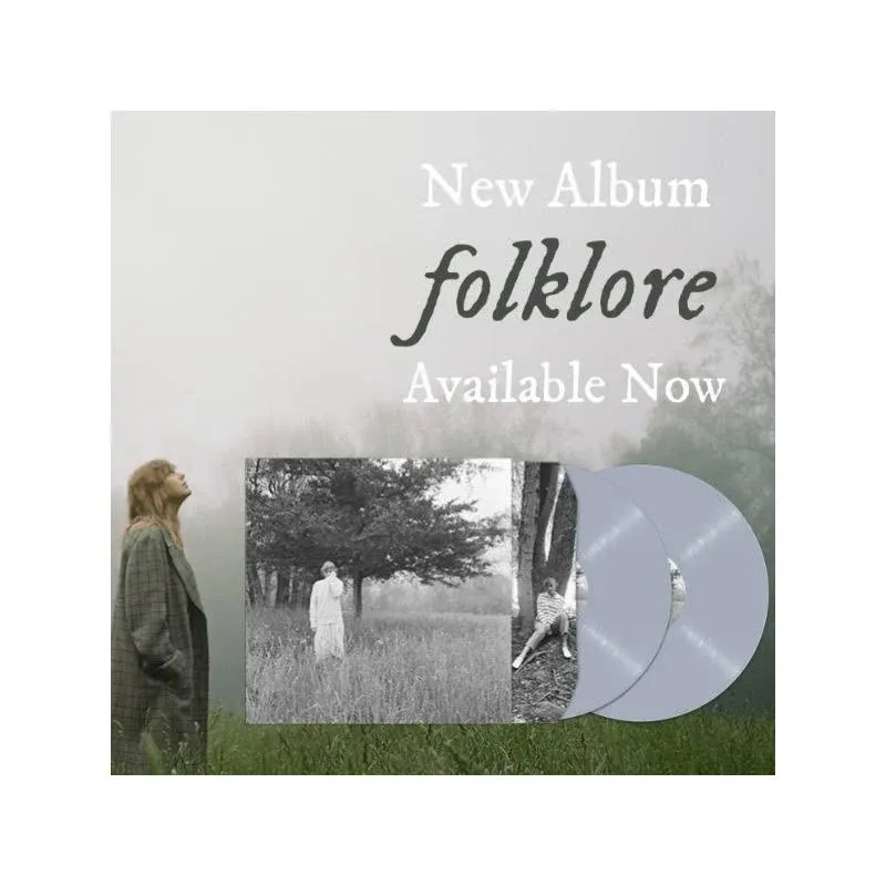 Taylor Swift - Folklore &#034;In The Trees&#034; (2LP) Deluxe Edition Beige Vinyl