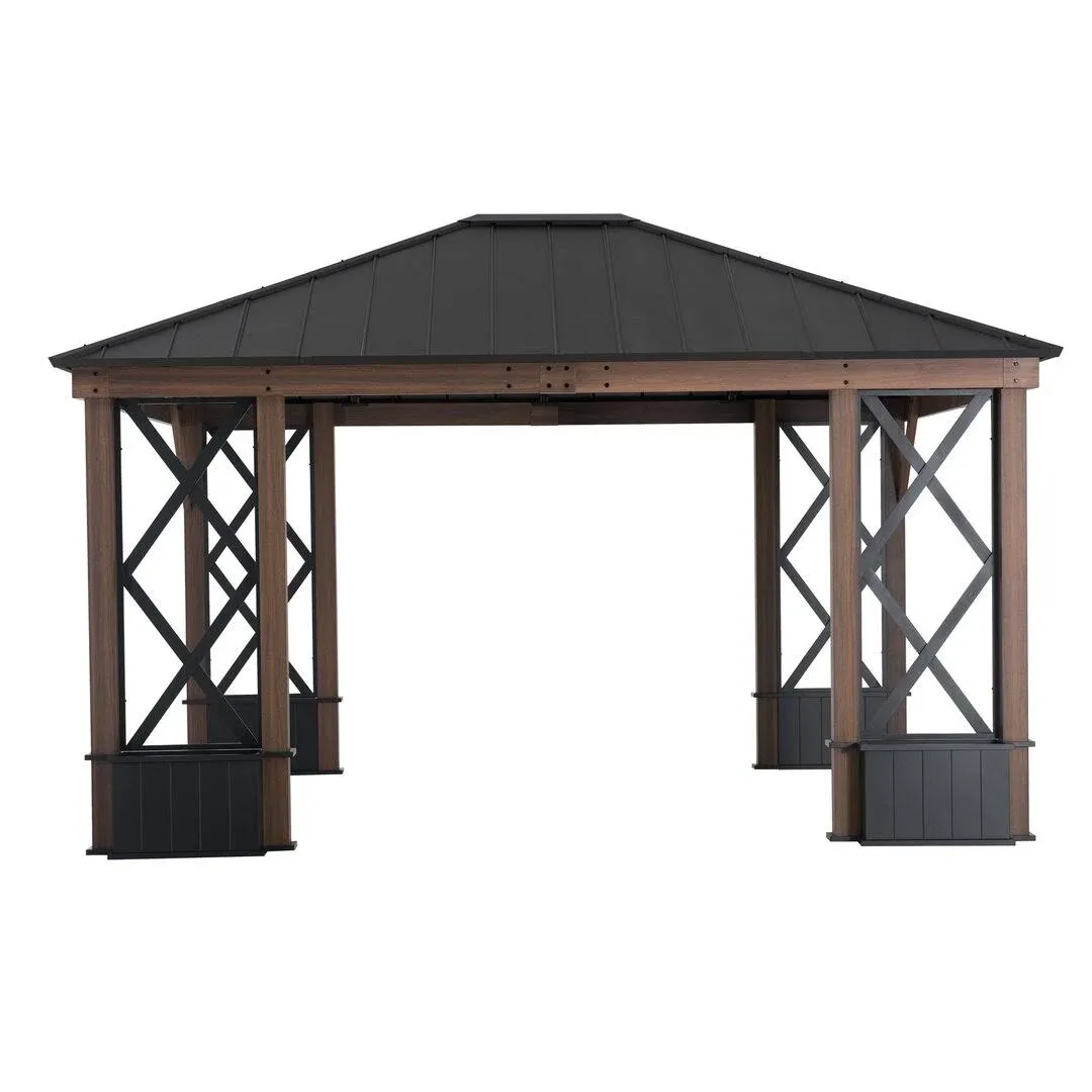 Sunjoy 13 x 15 ft Hardtop Gazebo