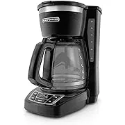 Black+Decker CM1160B 12-Cup Programmable Coffee Maker, Black/Stainless Steel