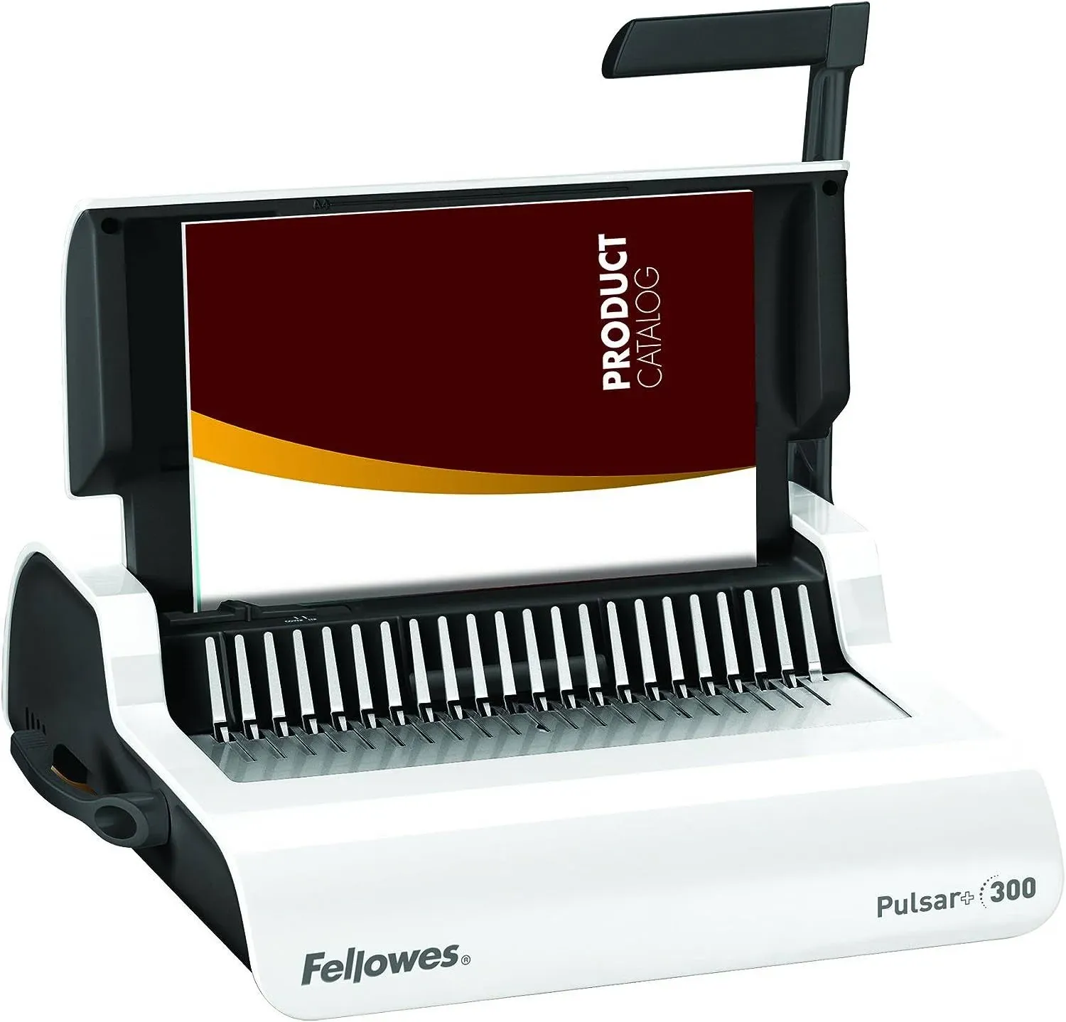 Fellowes Pulsar Manual Comb Binding System, White/Black