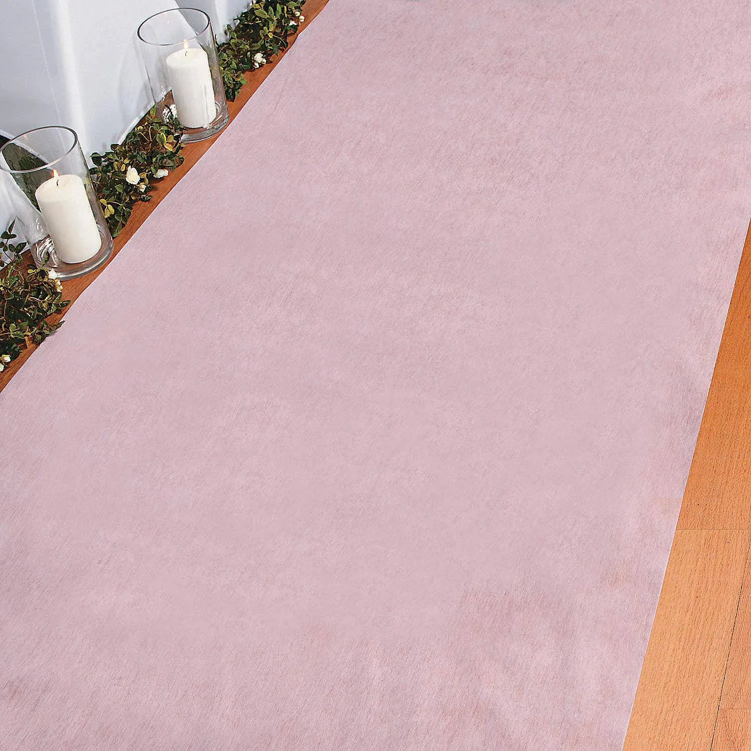 3 ft. x 100 ft. Blush Aisle Runner