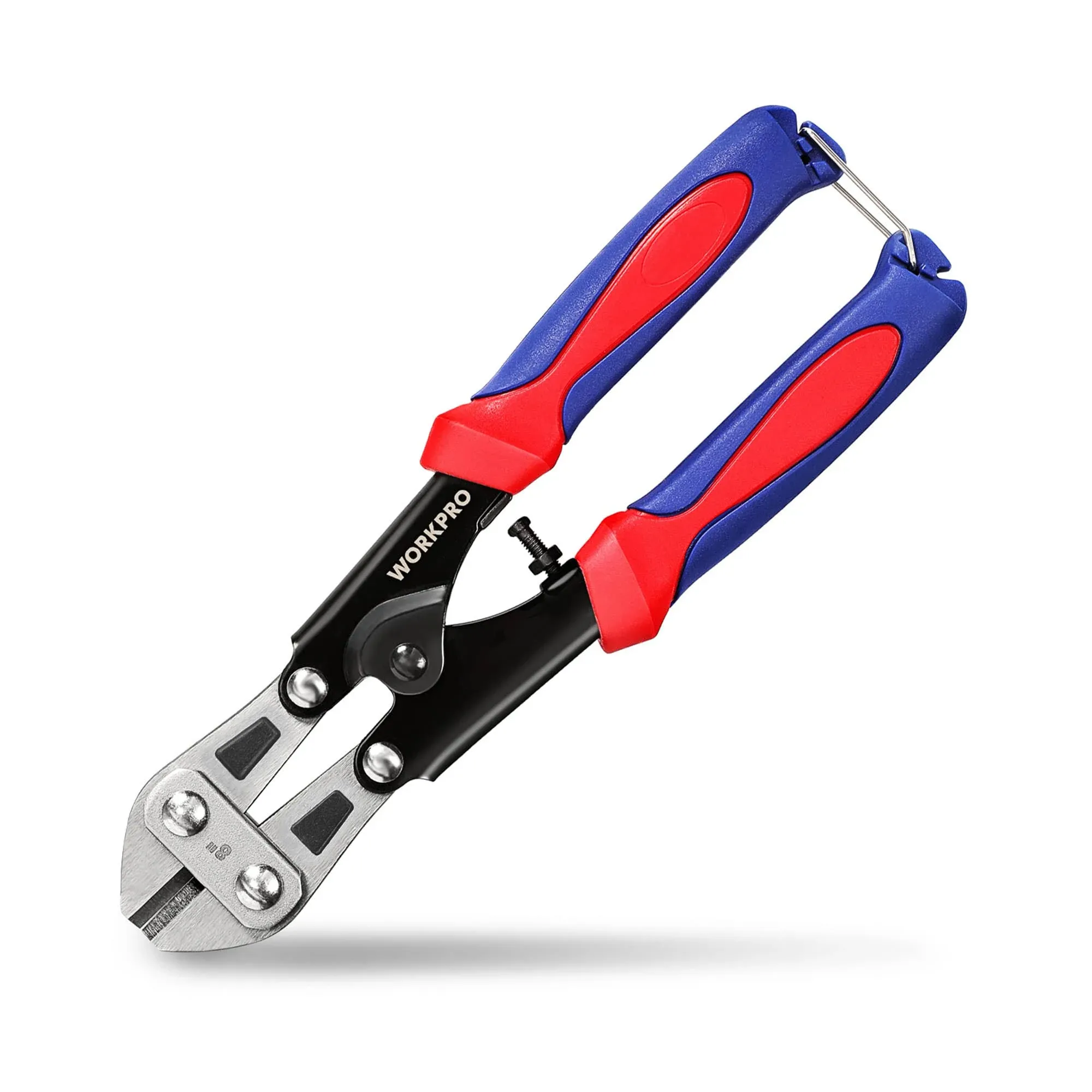 Mini Bolt Cutter 8-Inch, Spring Loaded Small Heavy Duty Wire Cable Cutter, Snips