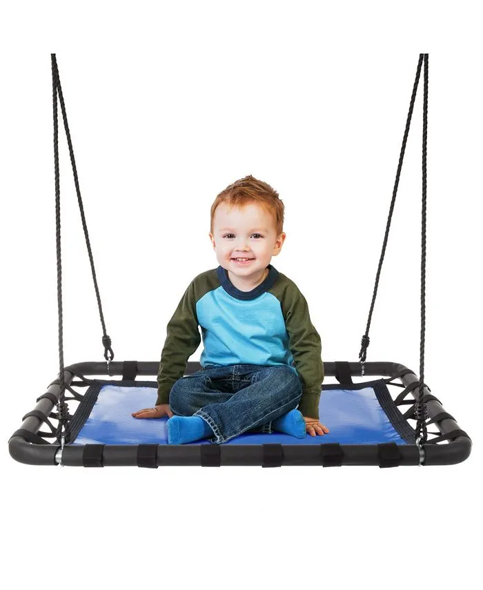 Hey! Play! Platform Hanging Outdoor Tree Swing One-Size