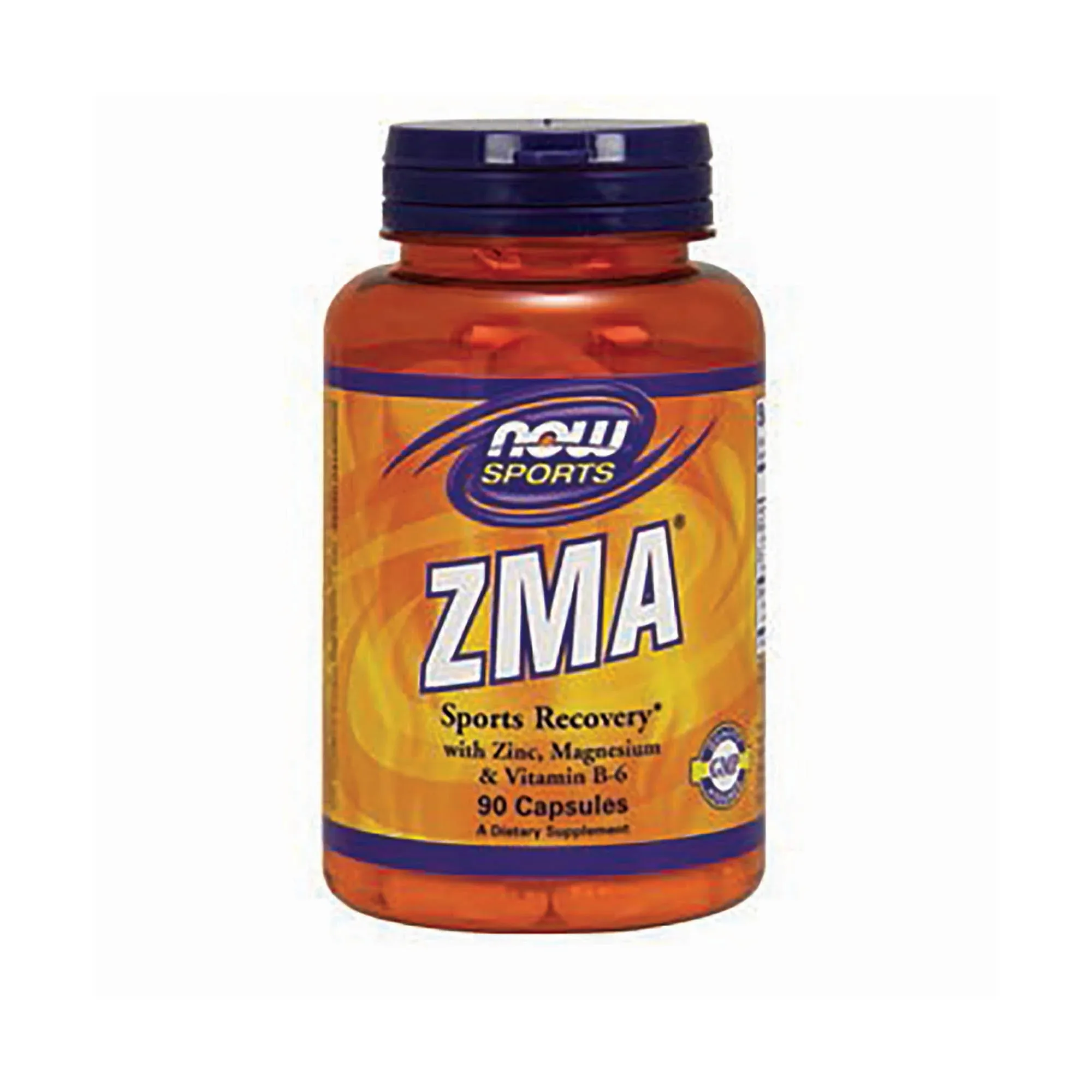 NOW Sports Nutrition, ZMA (Zinc, Magnesium and Vitamin B-6), Enhanced Absorption, Sports Recovery*, 90 Capsules