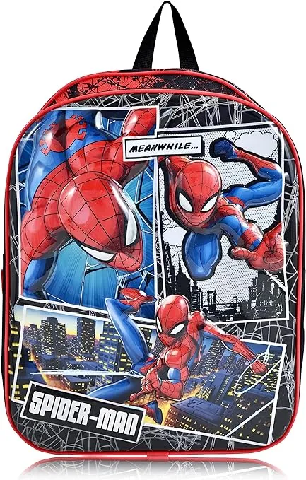 Marvel Boys Avengers and Spider-Man School Backpacks For Kids