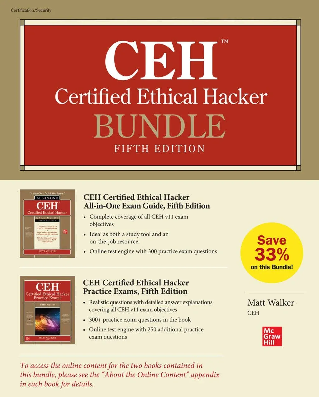 CEH Certified Ethical hacker Bundle Fifth Edition