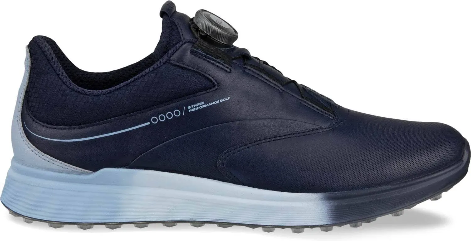 ECCO Women's S-Three Boa Gore-tex Waterproof Hybrid Golf Shoe