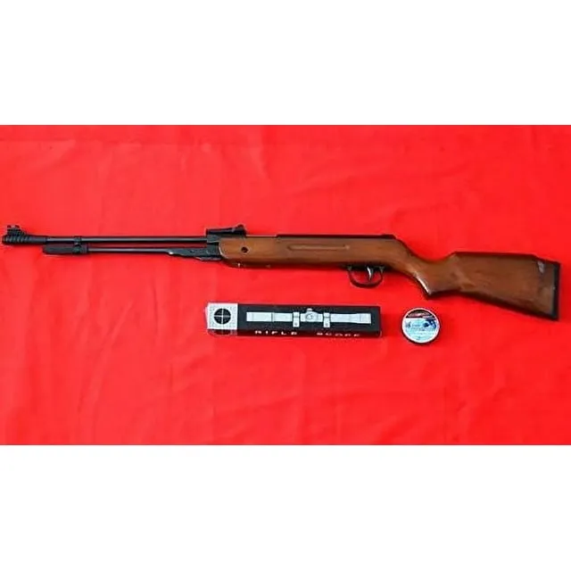 Break Barrel Air Rifle, 1200fps, Real Wood Stock, 100 Free Pellets (5.5)