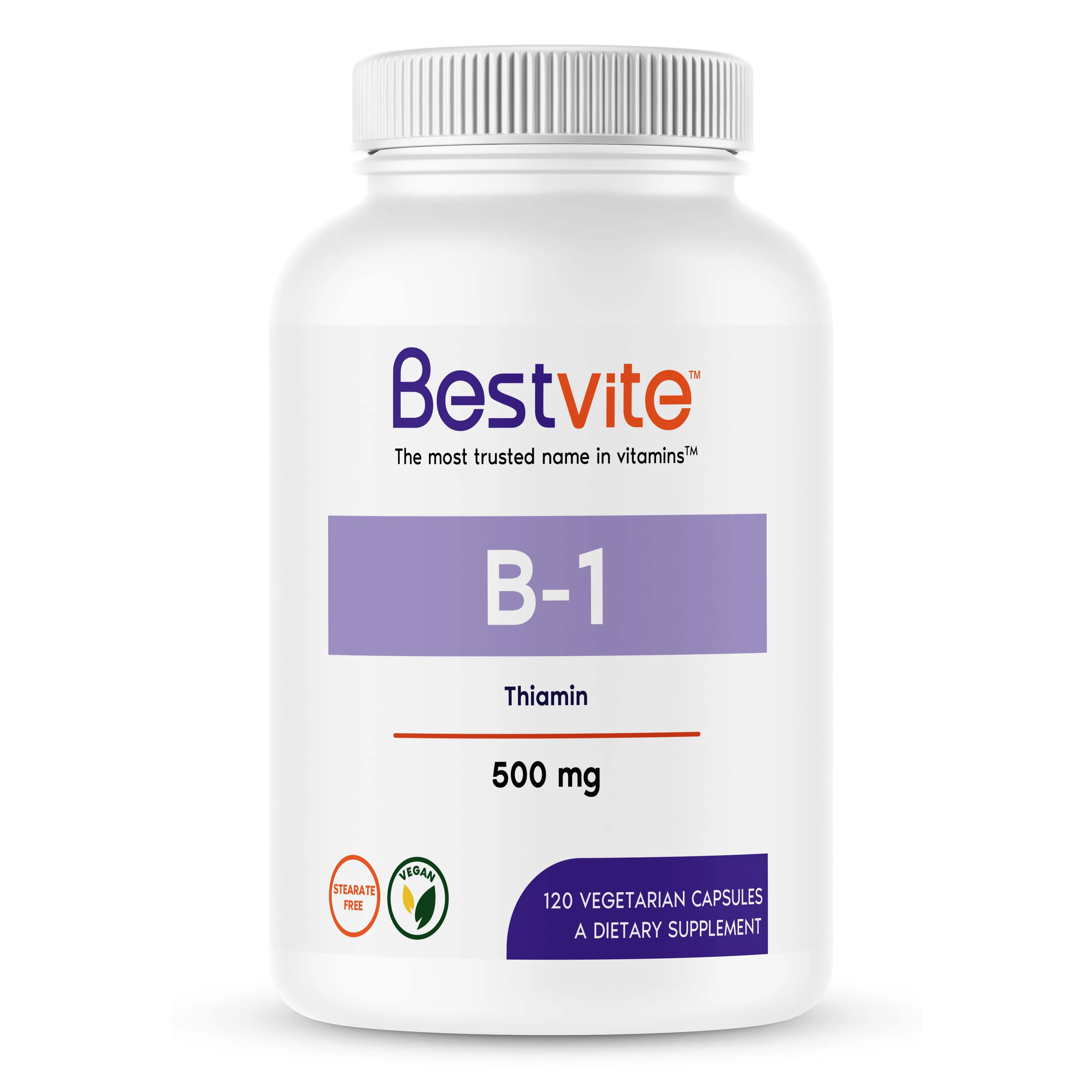 Bestvite Riboflavin 400mg 120 Vegetarian Capsules