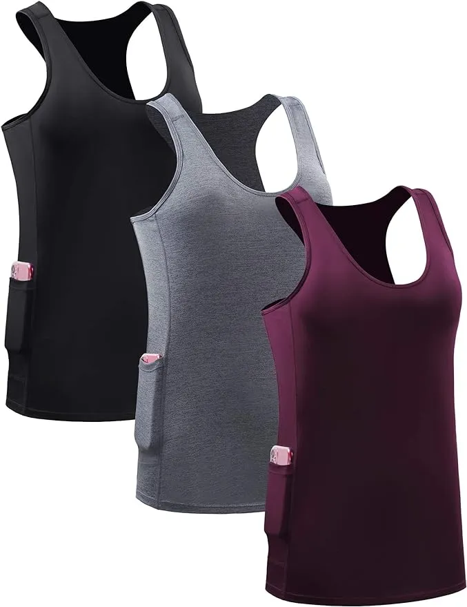 NELEUS Women's Racerback Yoga Workout Tank Top