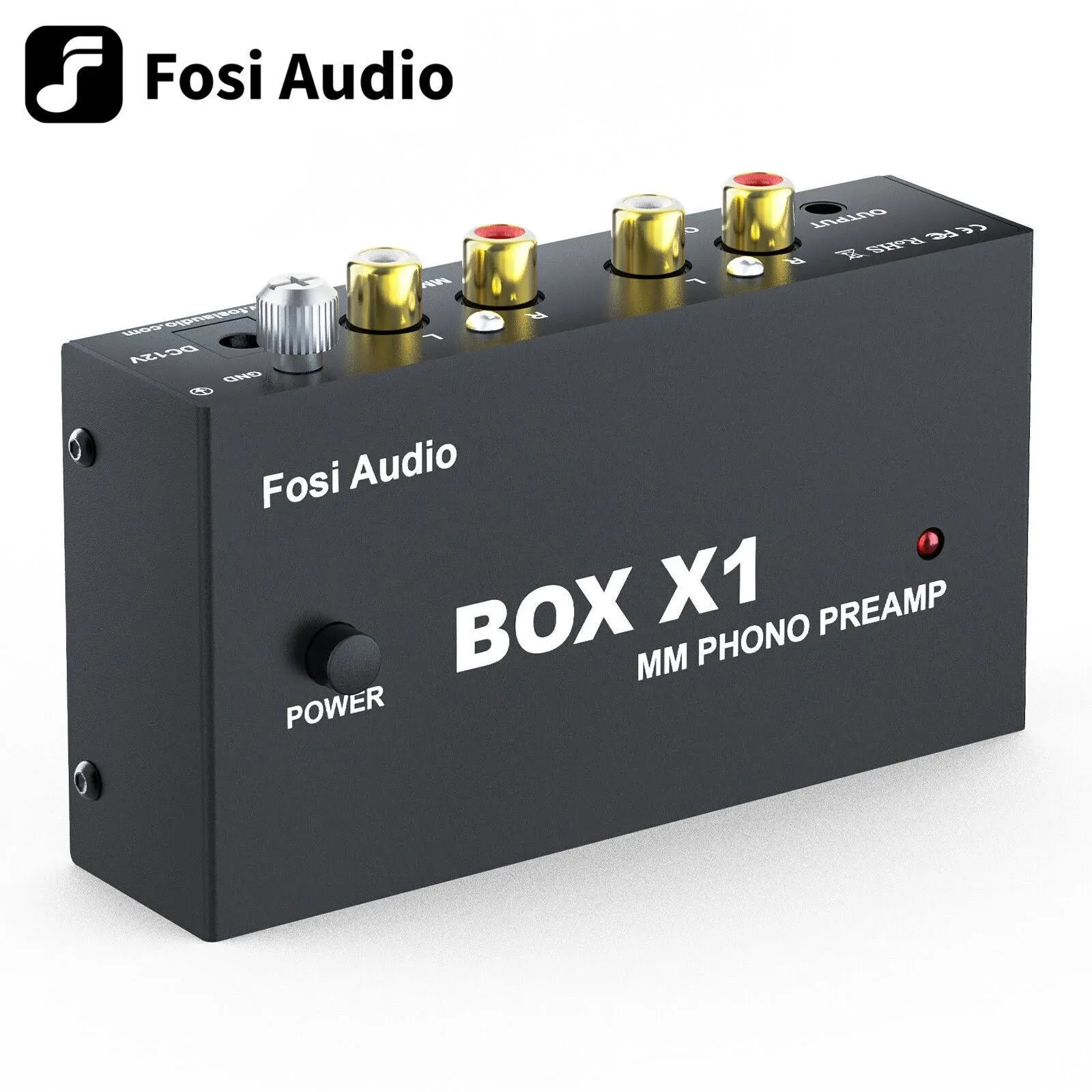 Fosi Audio Box X1 Phono Preamp For mm Turntable Mini Stereo Audio