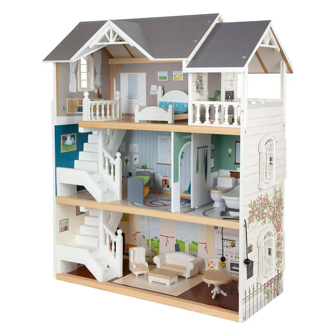 Small Foot Urban Villa Doll House Playset