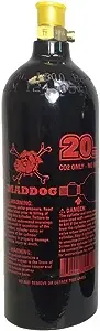 Maddog 20 Oz Refillable Aluminum CO2 Paintball Tank - Ships Empty - 3 Pack