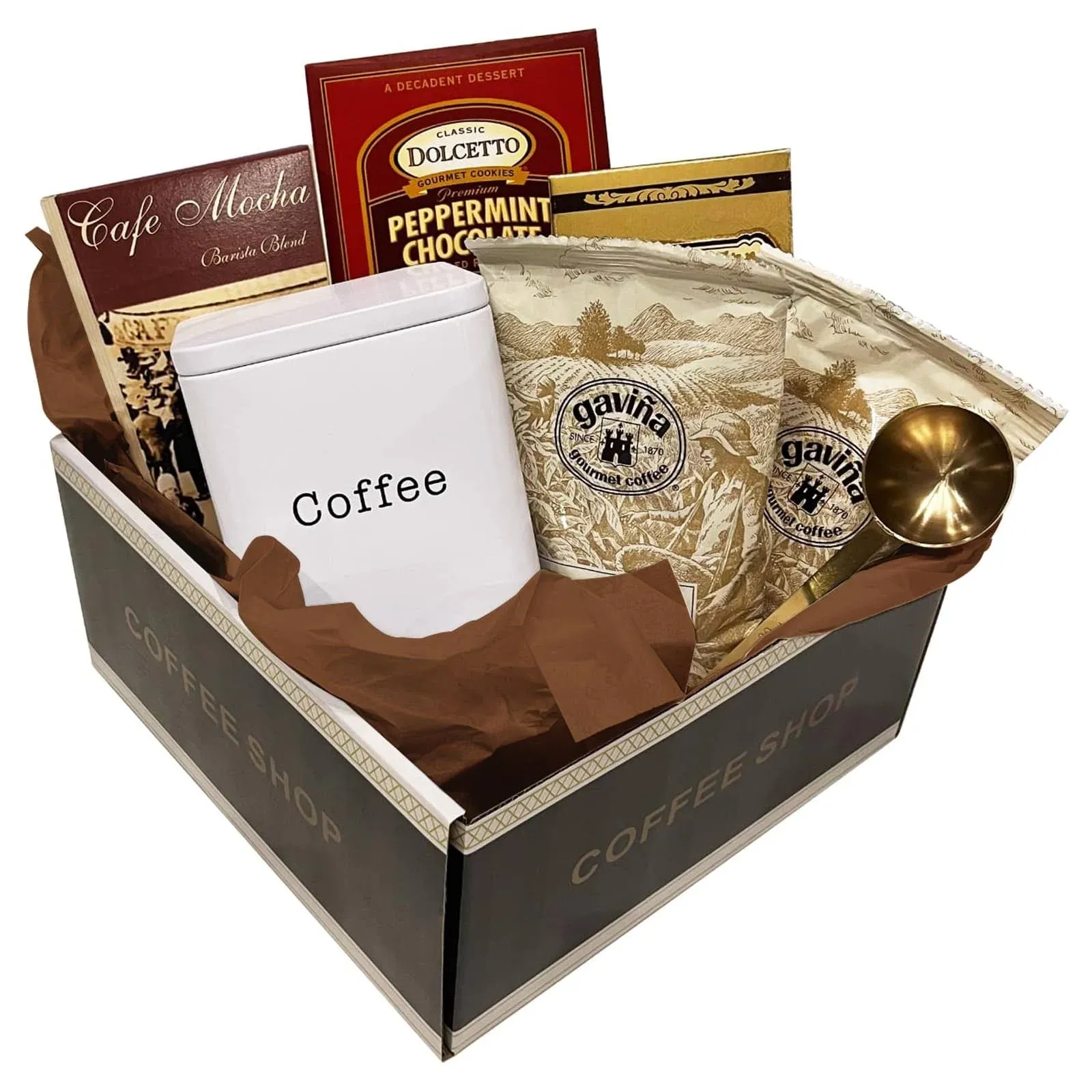 Christmas Coffee Gift Box - Gourmet Coffee Gift Basket - Holiday Coffee Gift ...