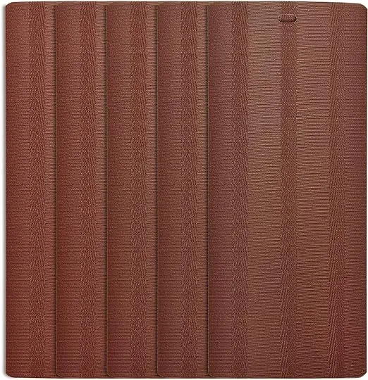 DALIX Barcelona Vertical Window Blind Premium Textured 5 Pack Qty / Sangria