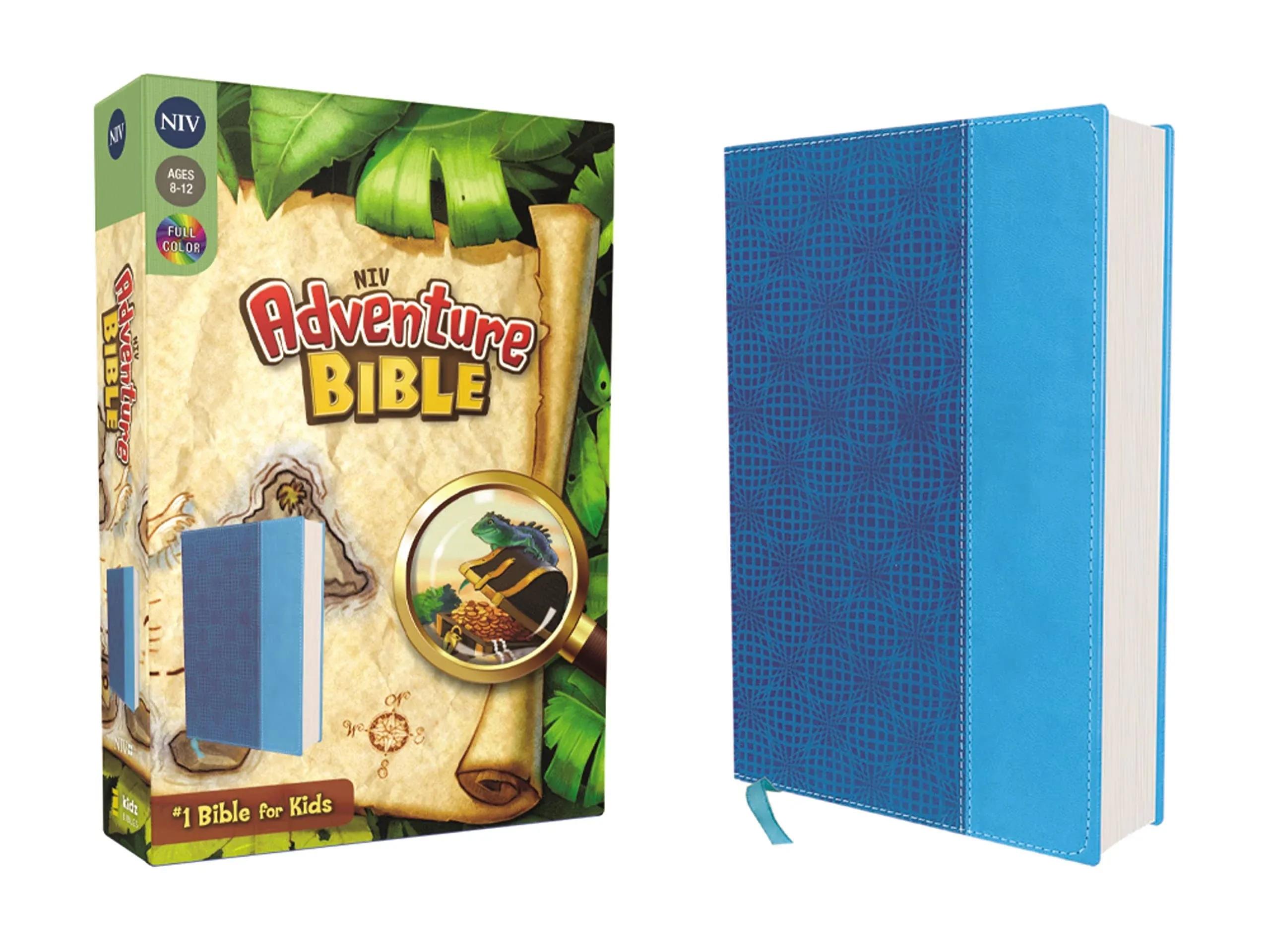 NIV Adventure Bible (Full Color)-Blue-Blue Duo-Tone