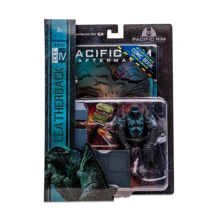 McFarlane - Pacific Rim - 4&#034; Leatherback (Kaiju) Figure Playset &amp; Comic [New Toy