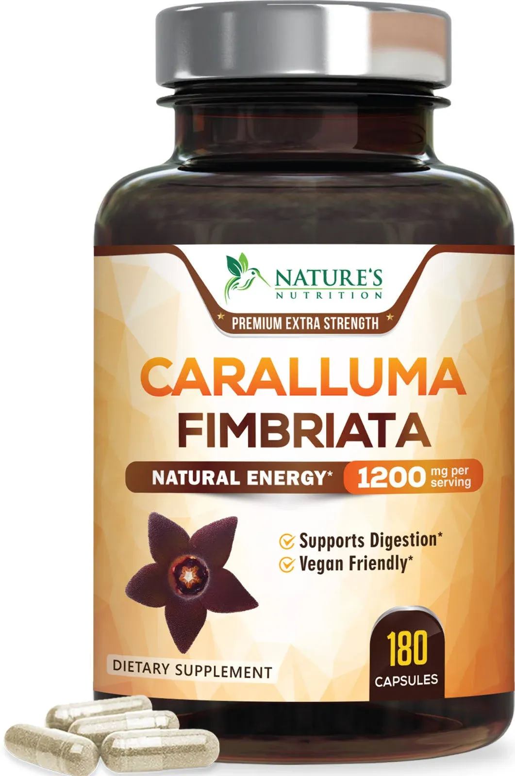 Nature's Nutrition Pure Caralluma Fimbriata Capsules