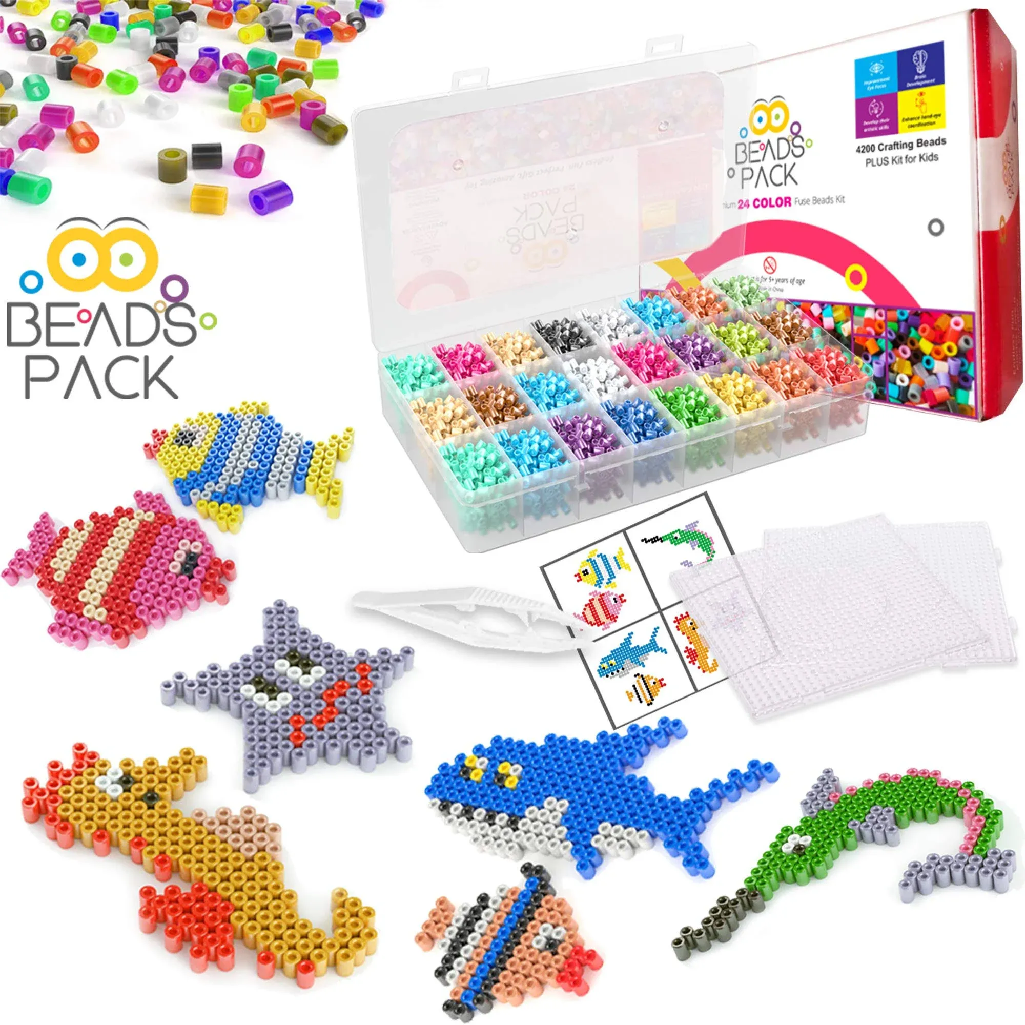 BeadsPack Fuse Beads Kit for Kids