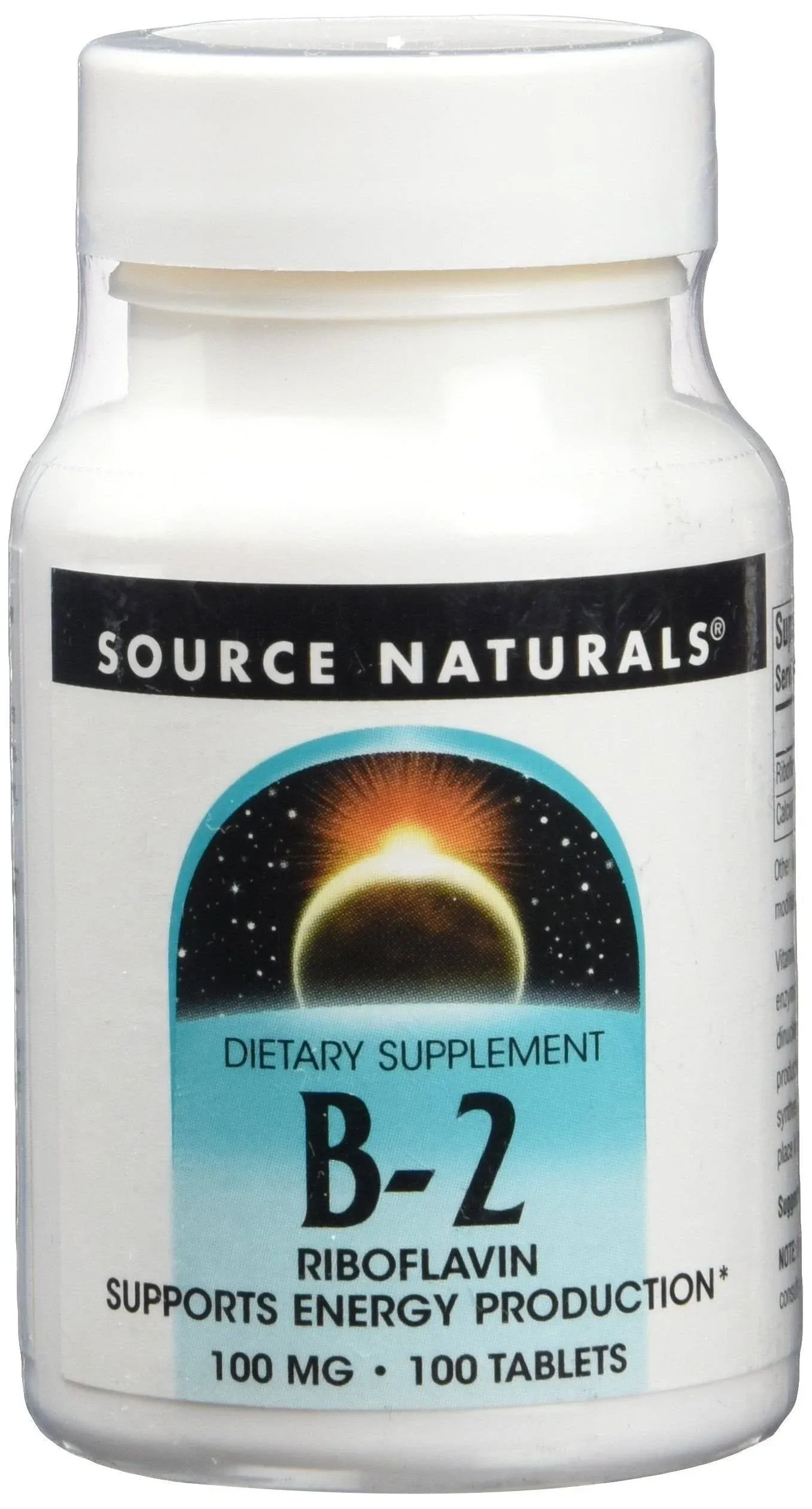 Source Naturals Vitamin B-2 100mg 100 Tablets