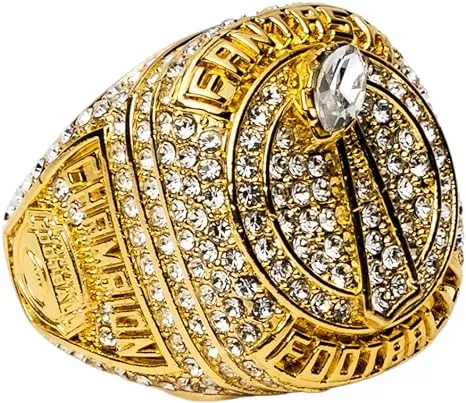 Silver Fantasy Football Ring