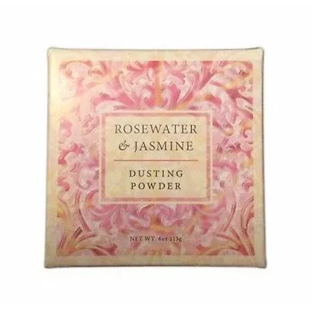 Greenwich Bay Trading Co. Dusting Powder Rosewater & Jasmine 4 Ounce