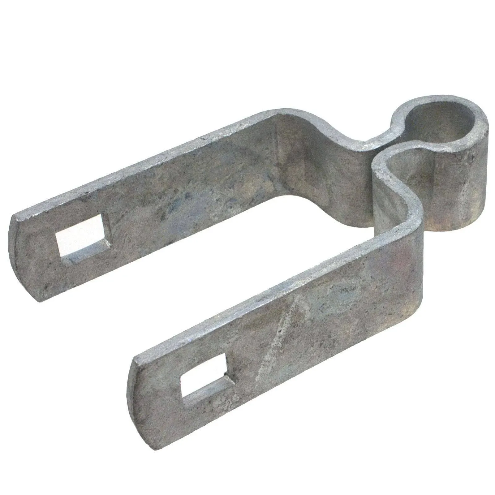 2" x 5/8" Square Post Female Hinges for Chain Link Fence Post | Hinges with Bolts | Pack of 2