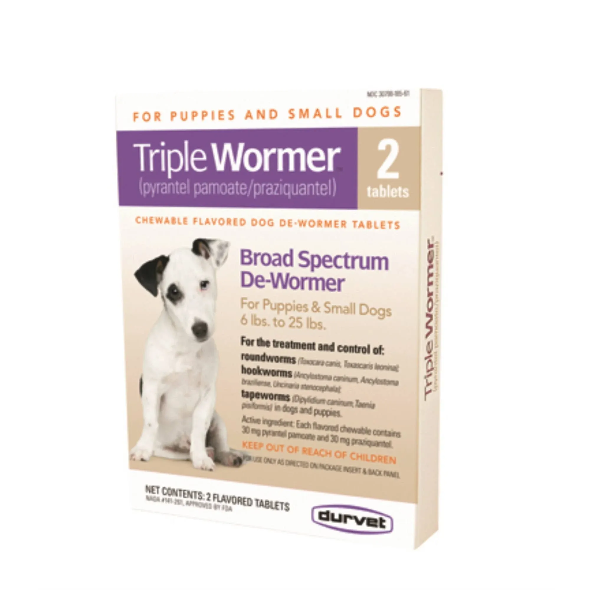 Triple Wormer For Puppies & Small Dogs