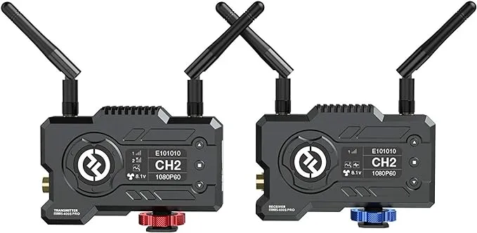 Hollyland Mars 400S PRO [Official] Wireless SDI HDMI Video Transmitter and Receiver, 0.08s Latency 400ft Range, 4 APP Monitoring, for Videographer Photographer Filmmaker Cinematographer