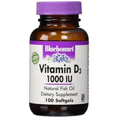 Bluebonnet 1000 IU Vitamin D3