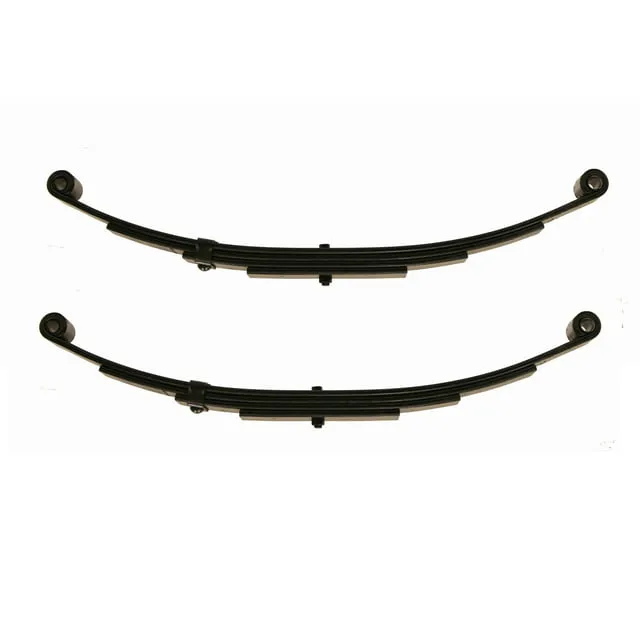 Libra Trailer Leaf Spring 4 Leaf Double Eye 1750lbs Cap for 3500lbs Axle (Set 4)