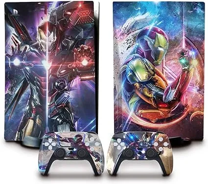 Skin Sticker for PS5 Console Controller Disc Edition NO1 Faceplate Decal