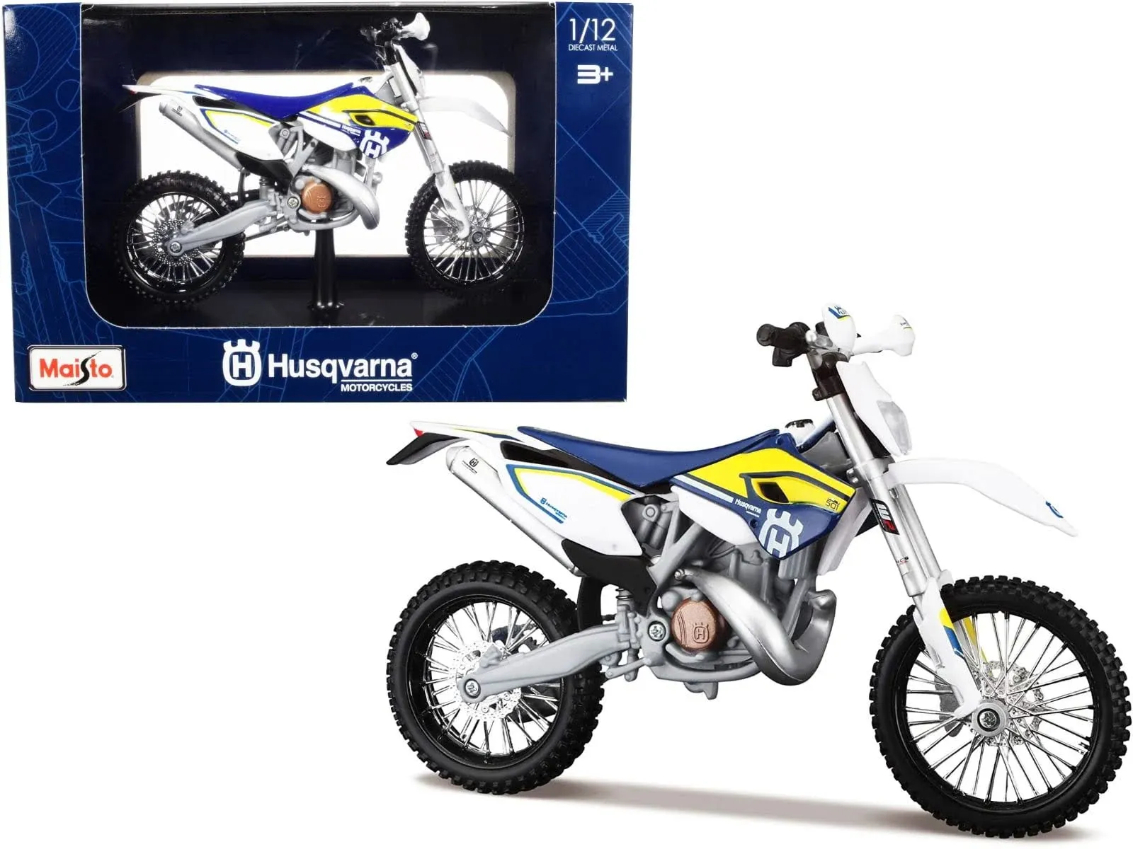 Maisto 1/12 Diecast Motorcycle Husqvarna FE 501