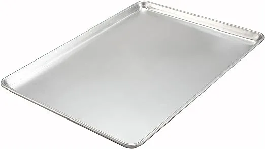 Winco Commercial-Grade Aluminum Sheet Pan, 18 Gauge, 2/3 Size / 16" x 22"