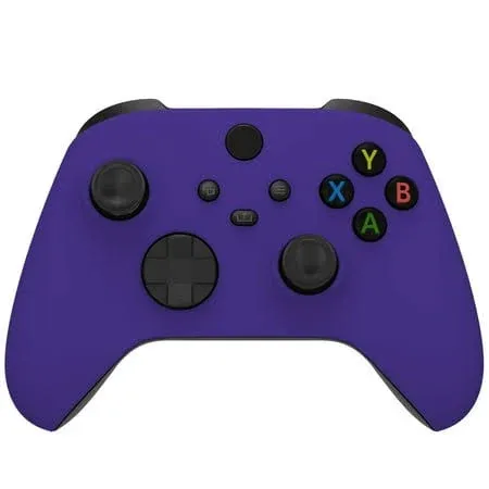 eXtremeRate Replacement Front Housing Shells with Side Rails Panels for Xbox Series X & S Controller - Purple