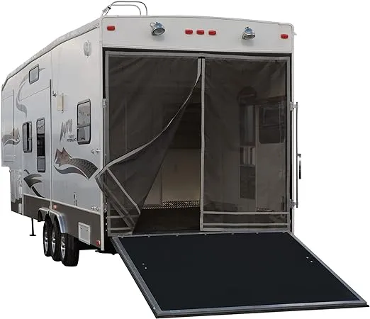 Classic Accessories Over Drive Toy Hauler Screen, Rear Opening 90.5"H, RV Cover, Camper Cover, Travel Trailer Cover