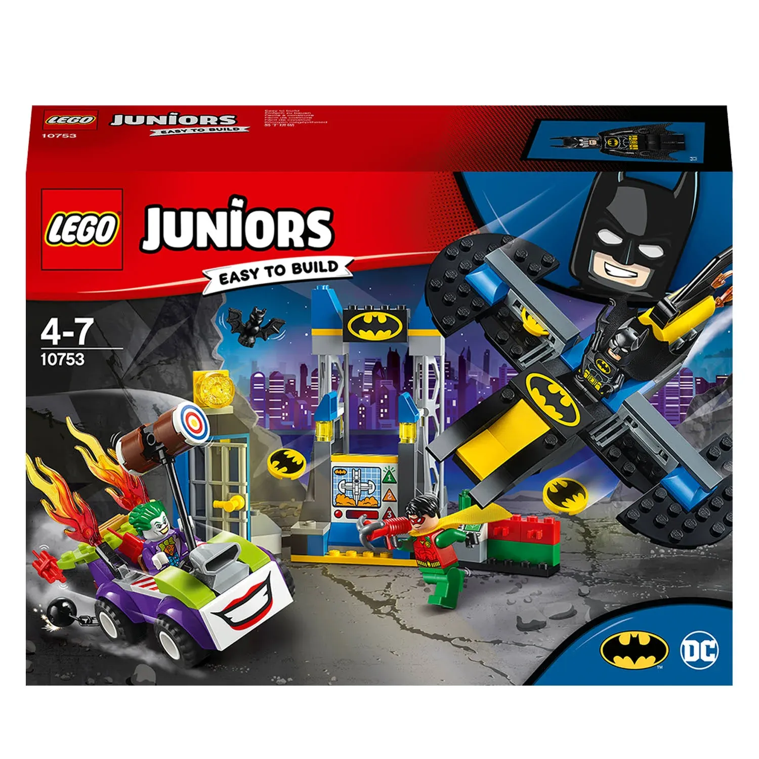 Never opened retired Lego Juniors The Joker Batcave Attack