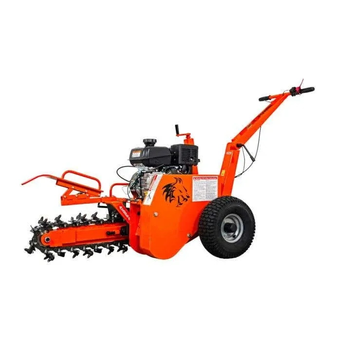 18"-7HP Trencher with KOHLER Command Pro 208cc Commercial gas engine Quad-Clean 4 stage cyclonic air filtration-OPT118