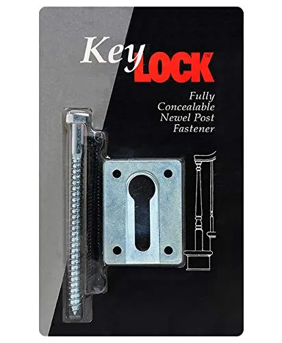 About KeyLOCK Newel Post Fastener Key Lock Fully concealable New