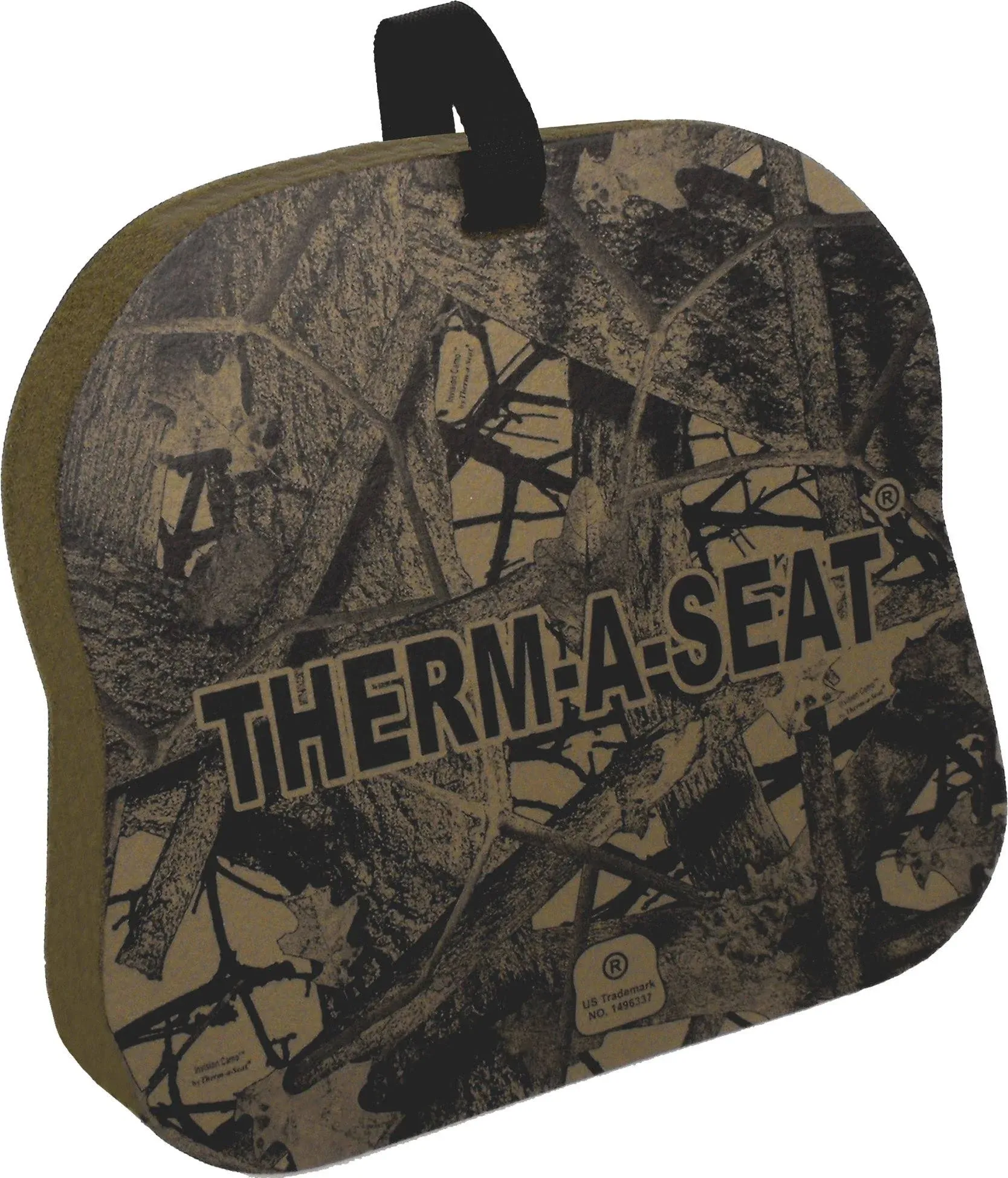 THERM-A-SEAT Traditional Series Insulated Hunting Seat Cushion, Brown, 1.5" Thick