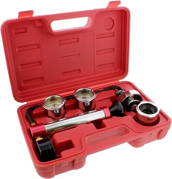 ABN | Radiator Pressure Tester Kit Coolant Tester Radiator Cap Tester Adapter