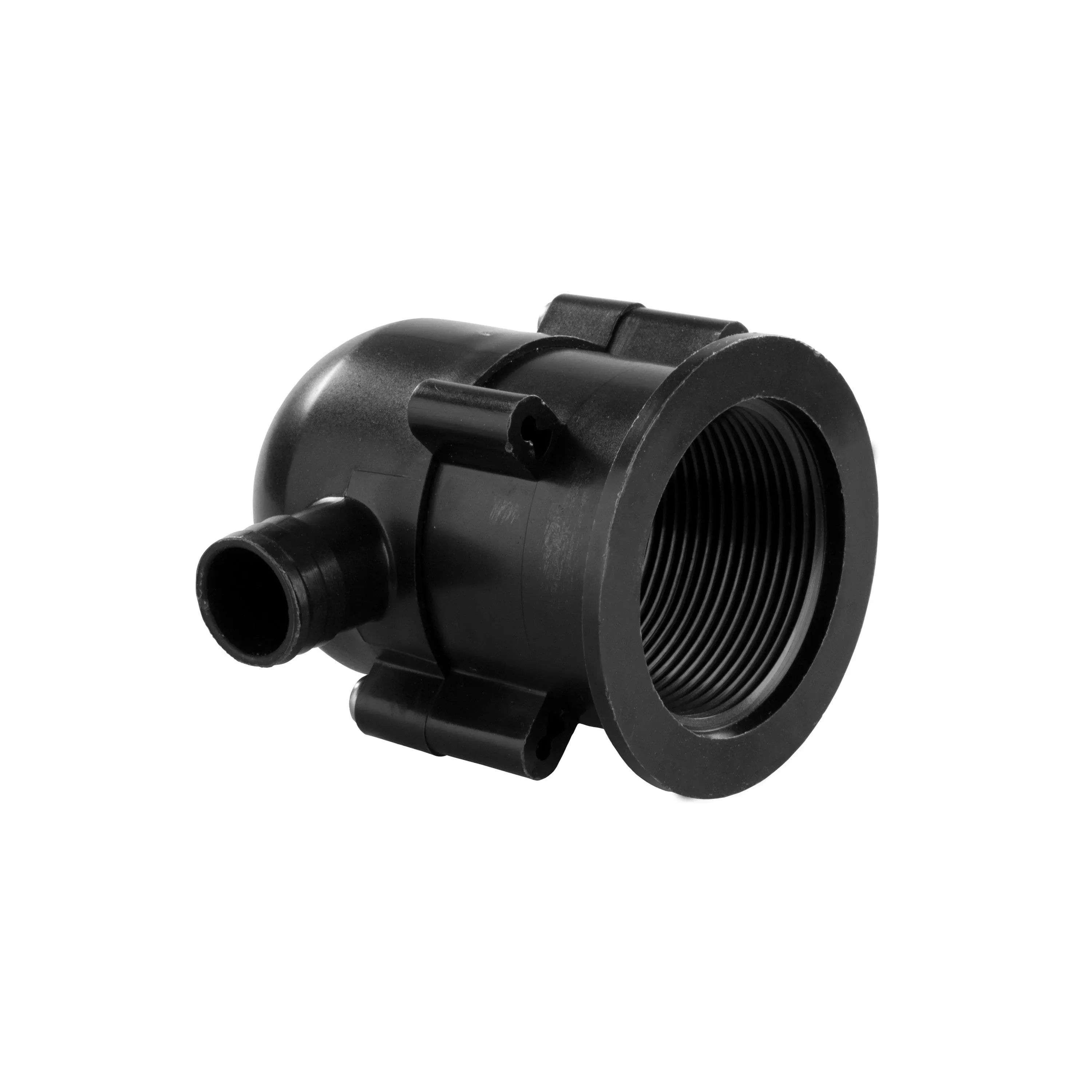 JR Products 95195 Exterior Evacuation Drain Trap , Black